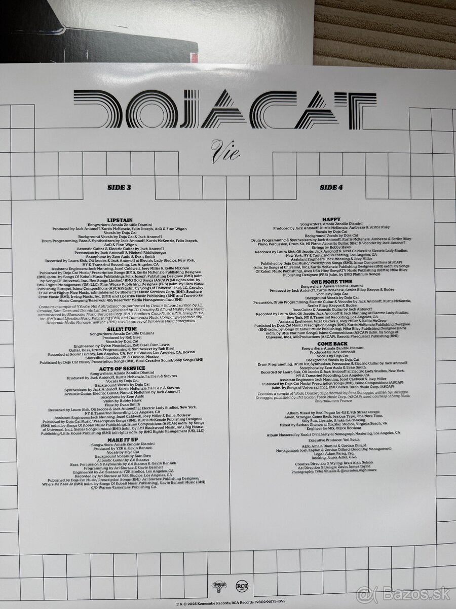 Doja Cat - Vie (LP vinyl Signed) - 9
