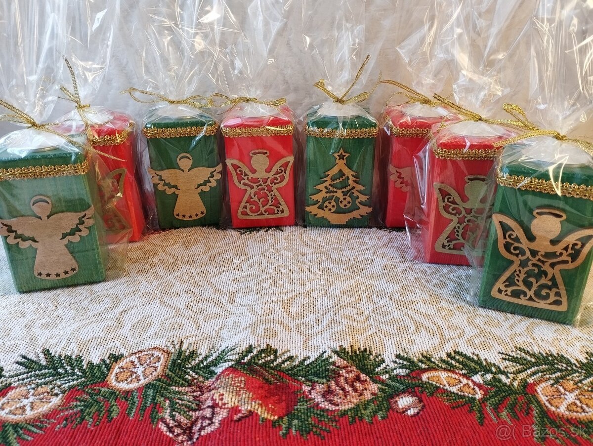 Drevený svietnik na čajovú sviečku - 9