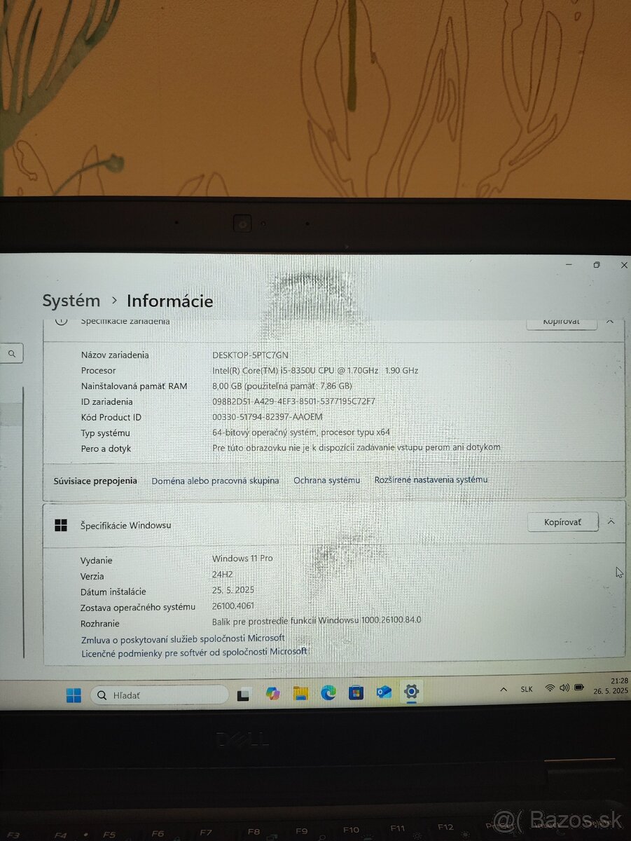Dell Latitude 5490 – i5-8350U | 8 GB RAM | 256 GB SSD | 14" - 9