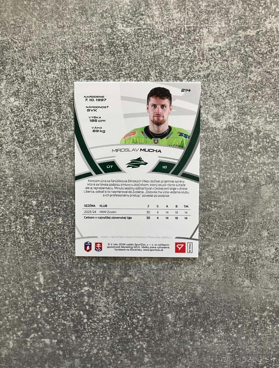 Hokejové kartičky TIPOS EXTRALIGA 2024/2025 base - 9