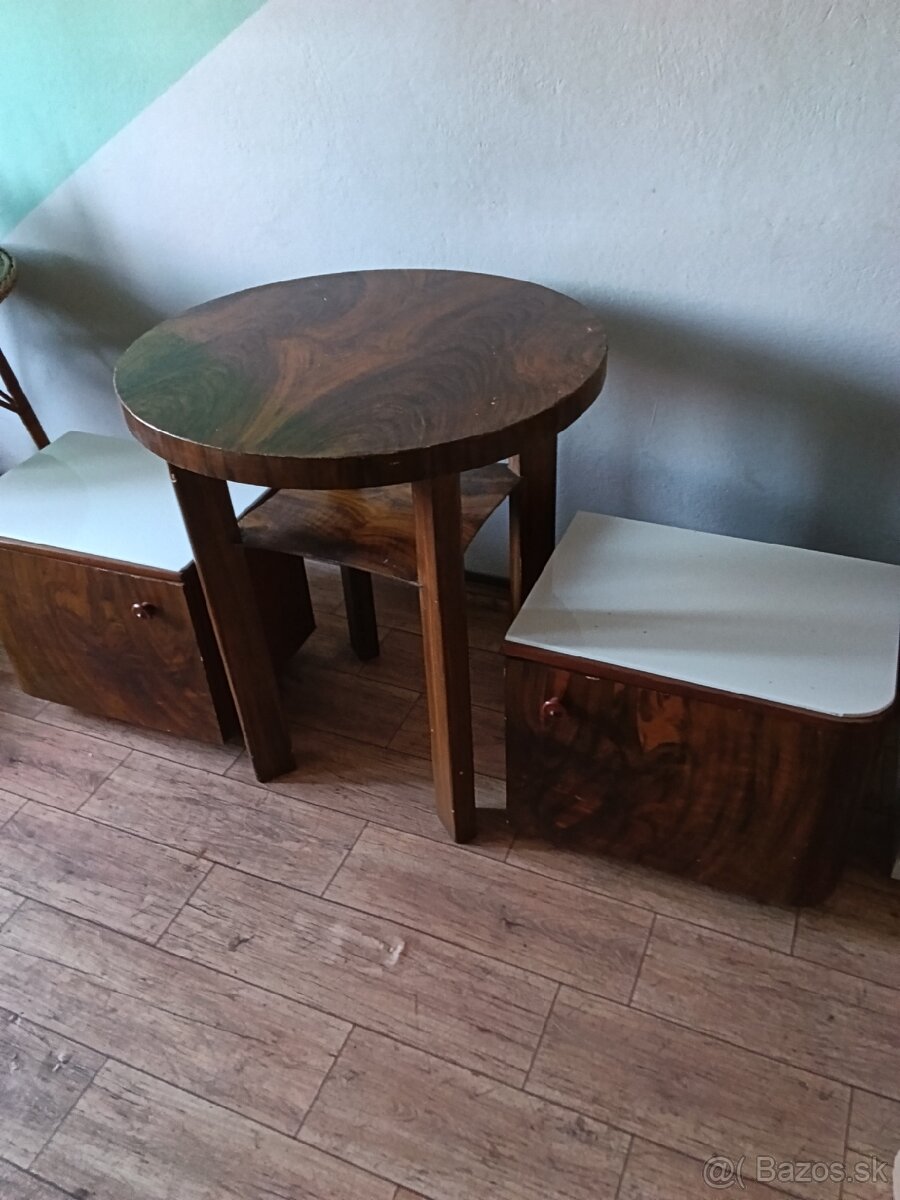 RETRO STOL A RETRO NOCNE STOLIKY - 9
