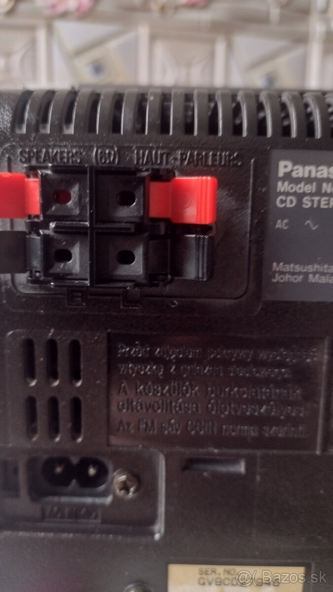 Predám Hi-fi systém Panasonic cena 70 . - 9
