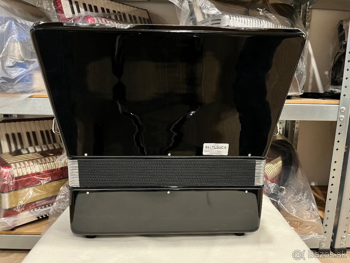 Nový akordeón Beltunica Vivaldi- DE LUXE 96 basový- krásny z - 9