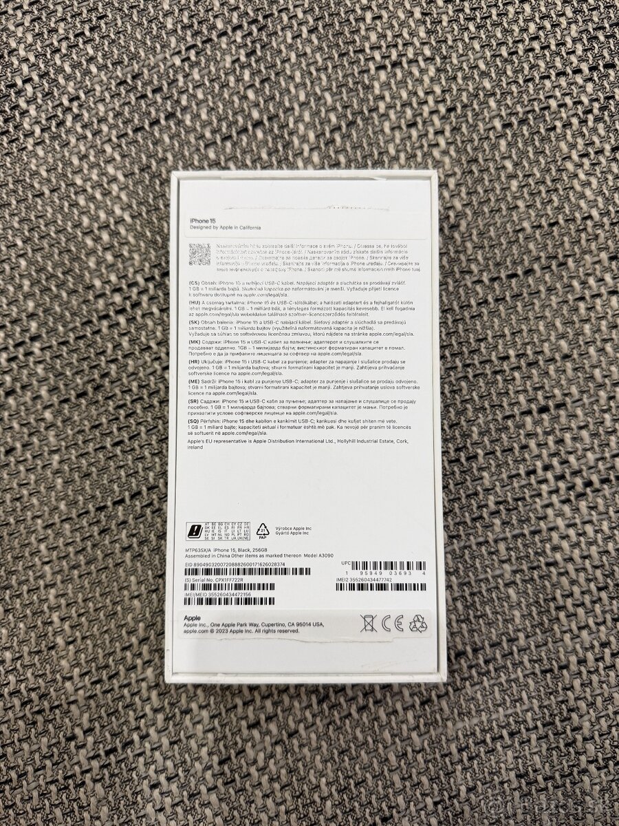 PREDÁM Apple iPhone 15 256GB - 9