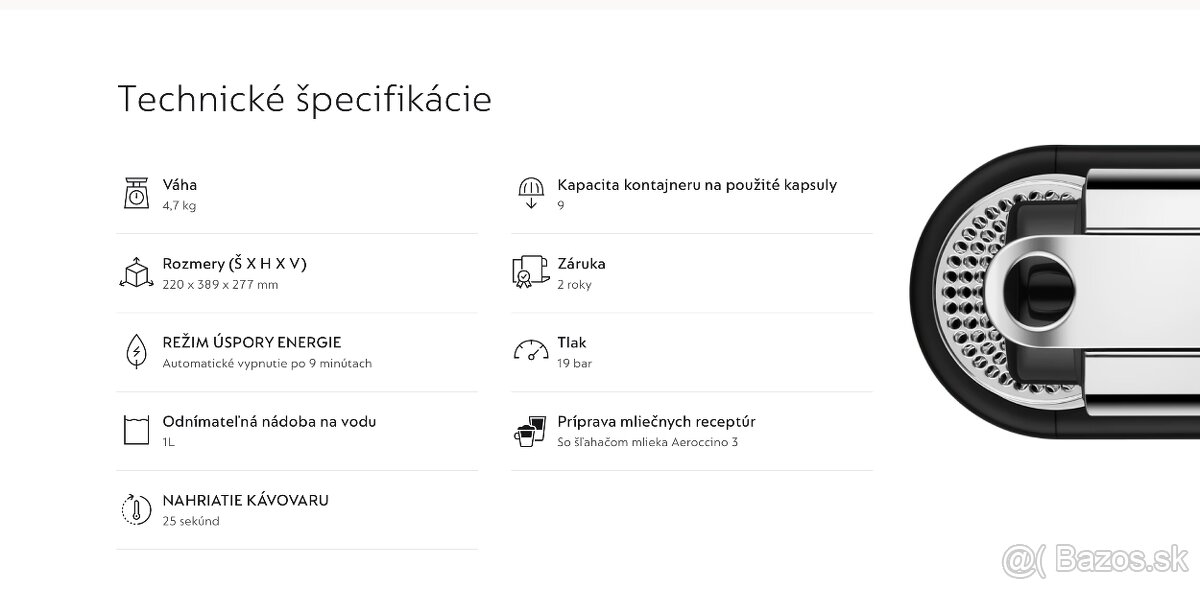 NA predaj nový zabaleny kavovar s napeňovačom mlieka - 9