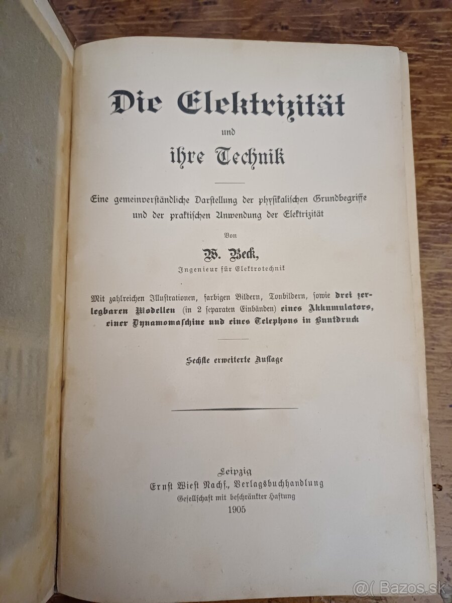 120 ročna kniha Elektrina a jej technologia, jazyk nemecky - 9