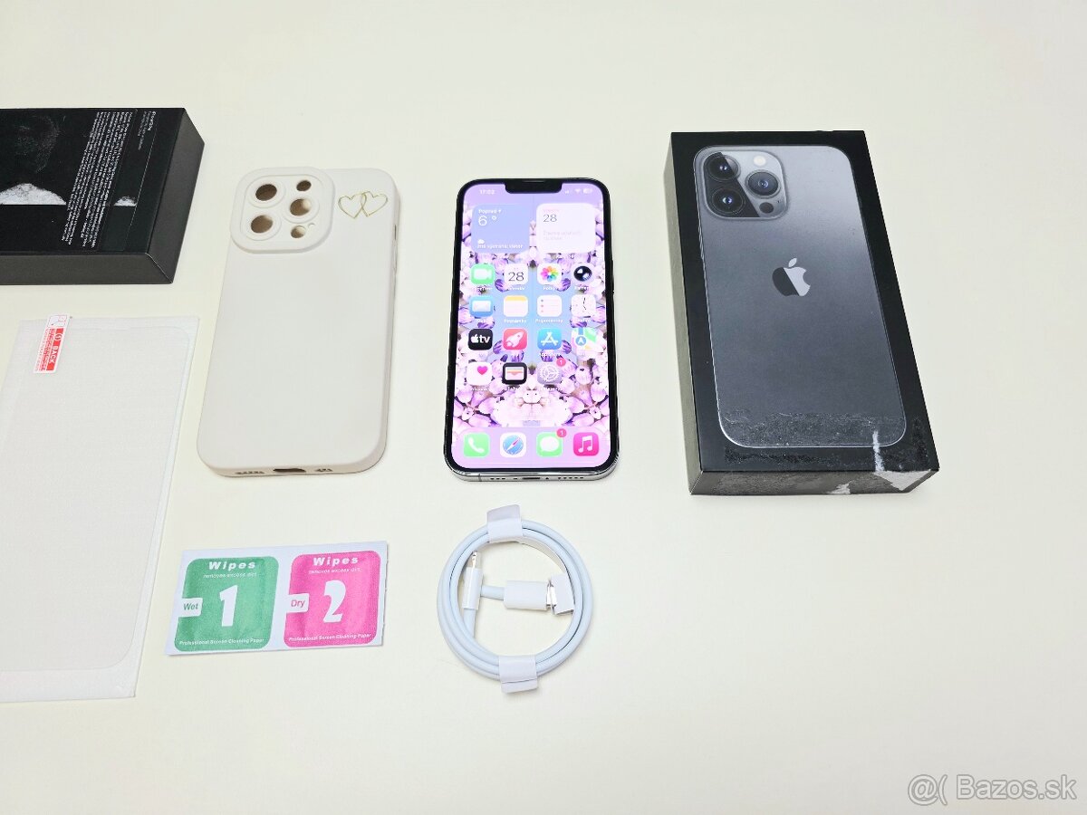 Predám apple iphone 13 PRO 128GB GRAPHITE v top stave - 9
