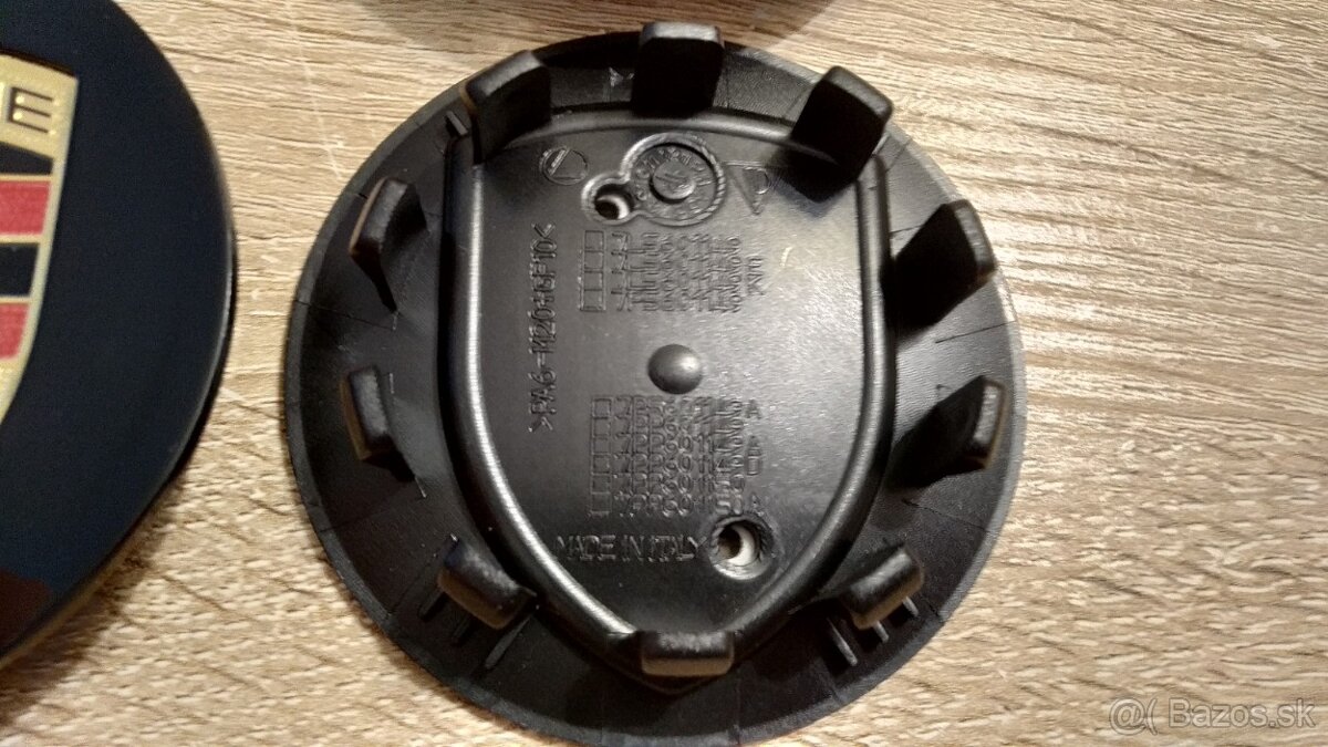 Porsche stredové krytky do kolies 76mm / 65mm viac farieb. - 9