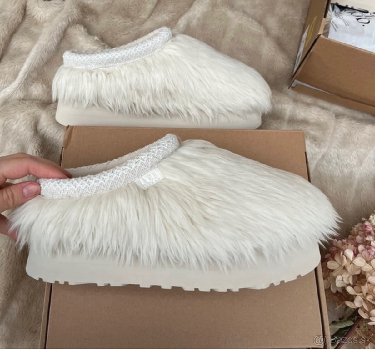 UGG W fluff Momma Sugar Tasman white - 9