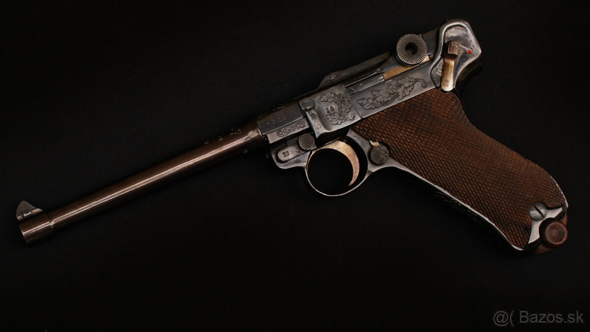 Pištoľ P08 Parabellum kaliber 9mm - nová hlaveň - 9