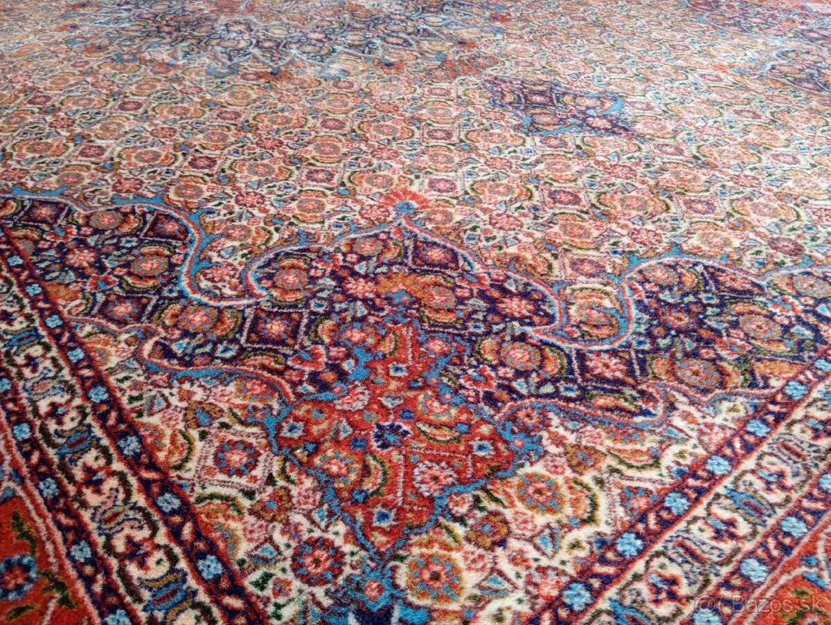 AKCIA🌸 Hodvábny Ghom 3×2 m–luxusný originál z Iránu 🌸 - 9