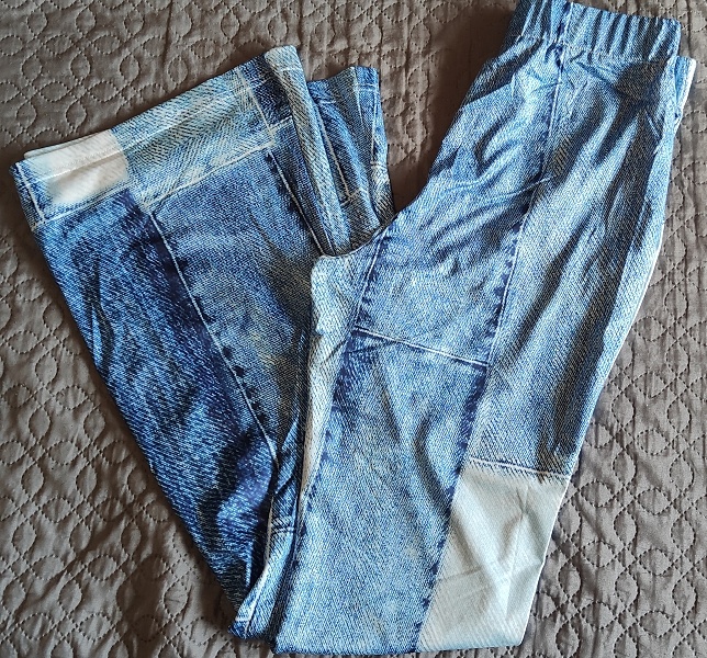 široke dámske nohavice S - 9