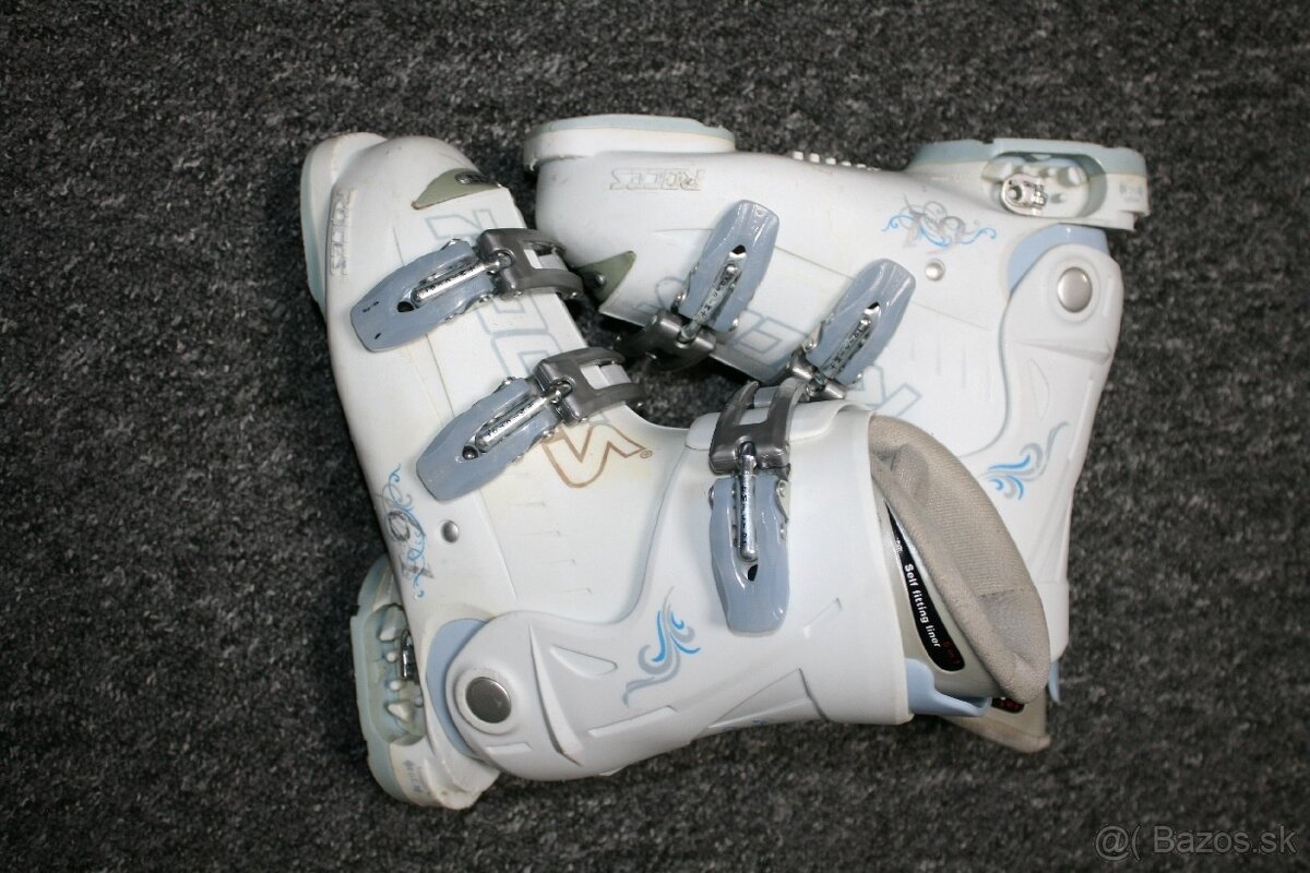 dievcenské lyže Rossignol 130 cm drevené jadro - 9