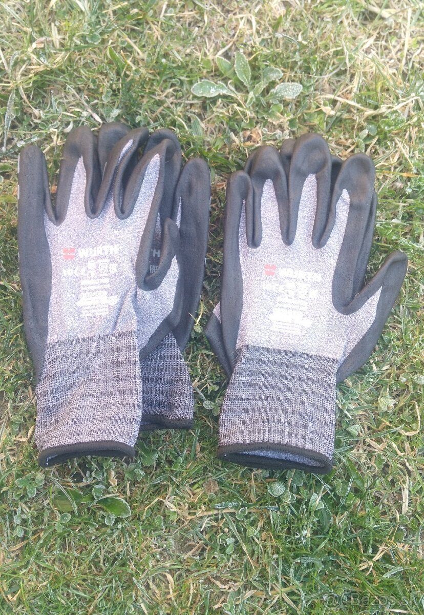 Wurth Tigerflex č. 10/11 – kvalitné tenké pracovné rukavice - 9