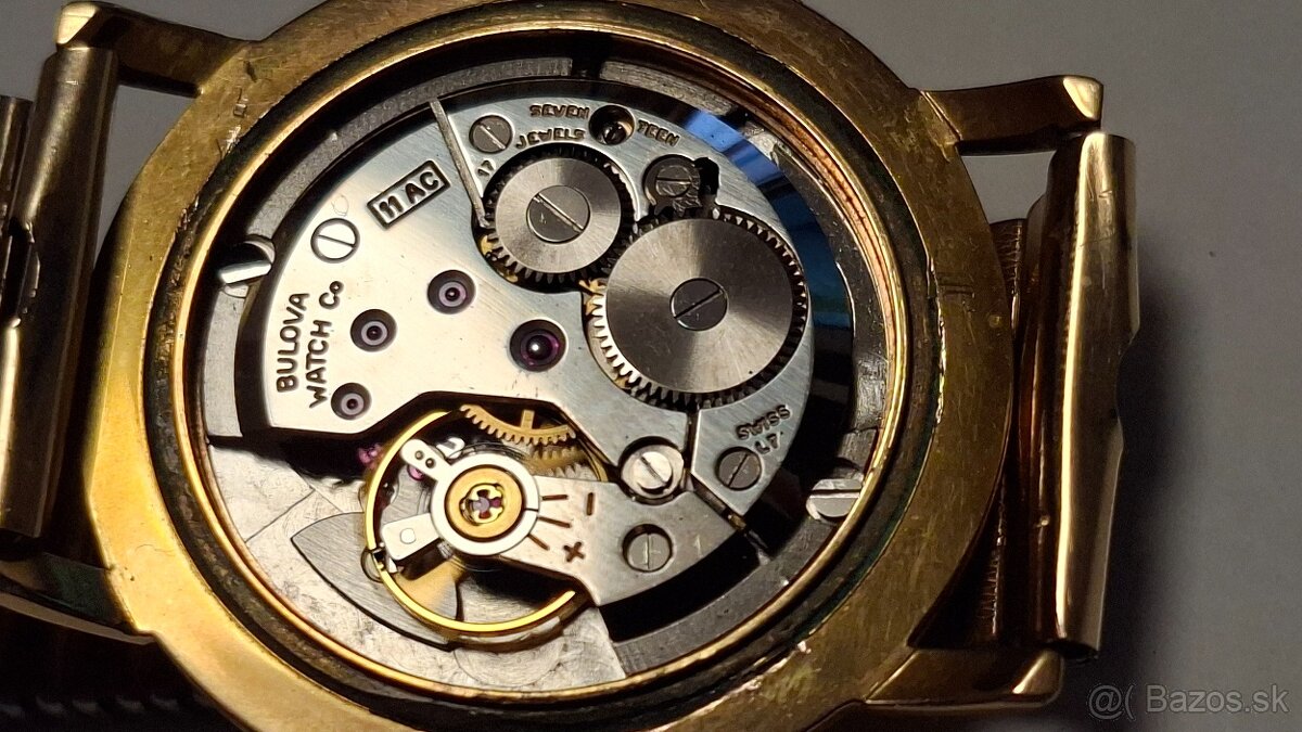 panske vintage hodinky bulova - 9