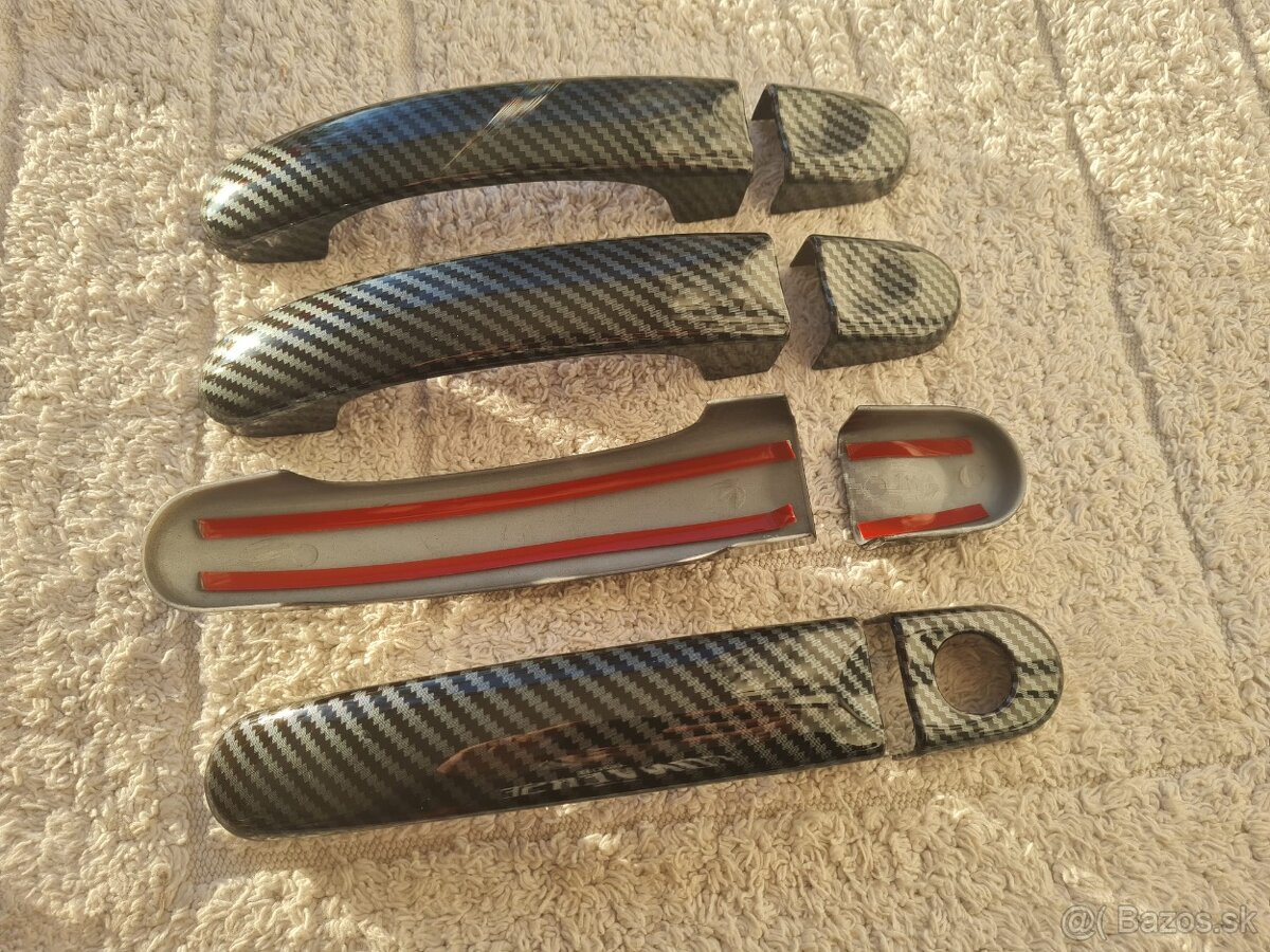 ČIERNE / KARBONOVE / CHROMOVE klučky pre VW GROUP - 9