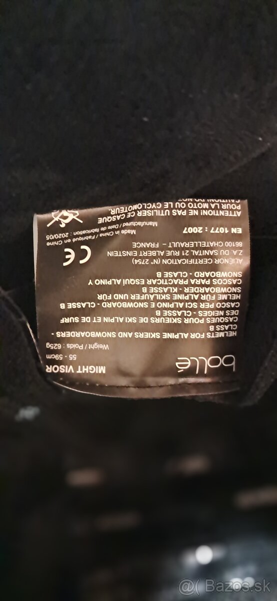 Lyžiarska prilba Bolle Might Visor - 9