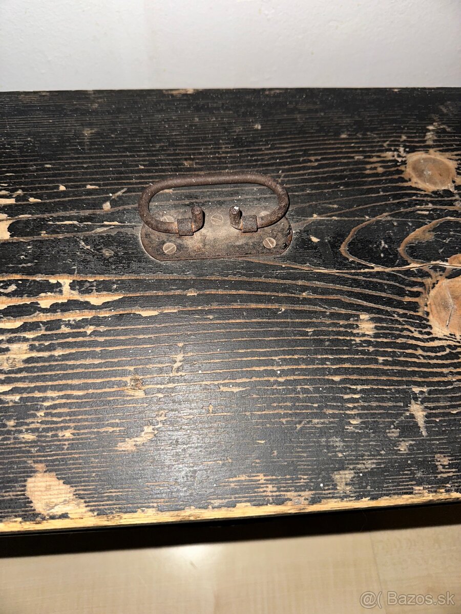 Starožitná Drevená Truhlica - 9