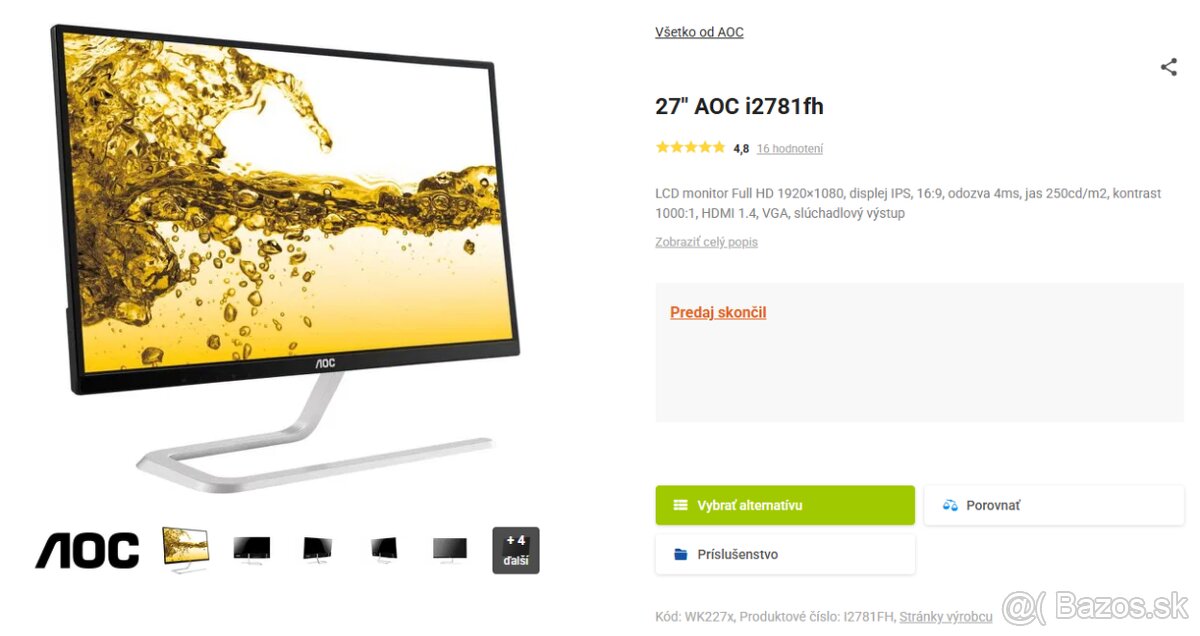 Monitor AOC - 9