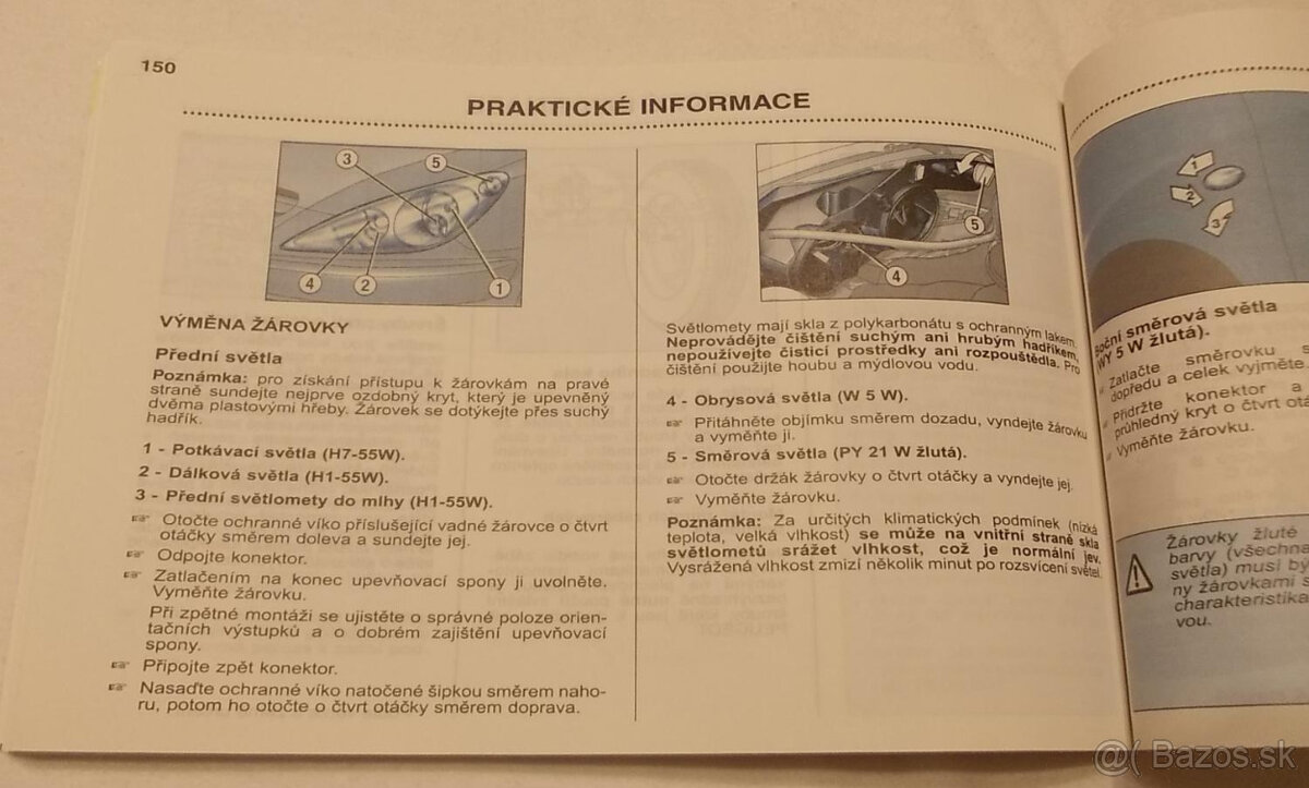 PEUGEOT 307 5 dv. + kombi příručka na obsluhu - 9