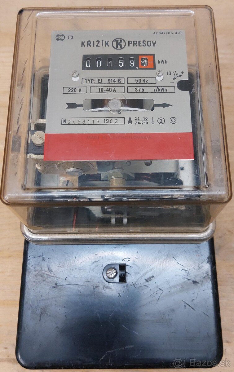 1.fázový elektromer KŘIŽÍK - 9