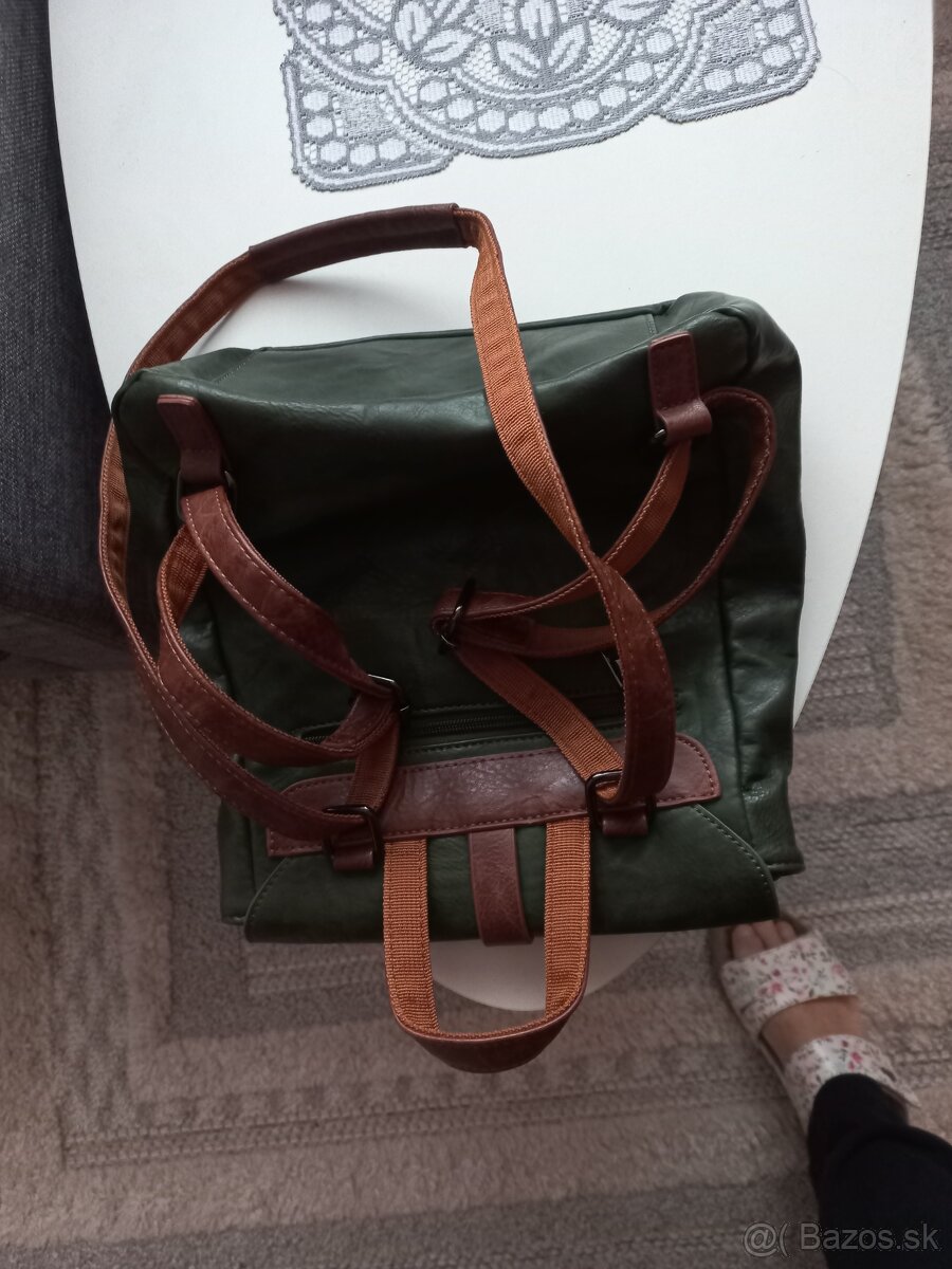 Damske RIEKERc38 topanky zelene khaki - 9