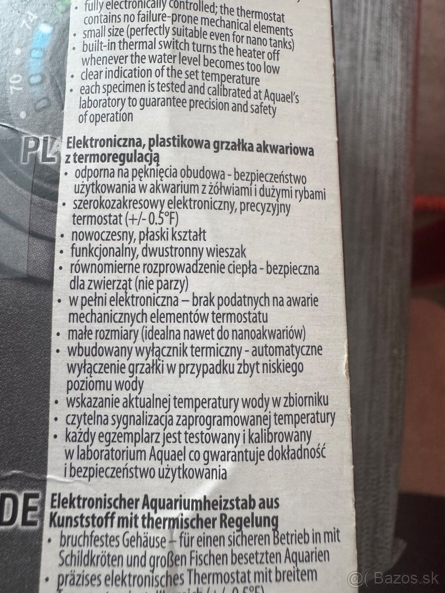 Aquael ultra tenky ohrievac - 10€ - 9