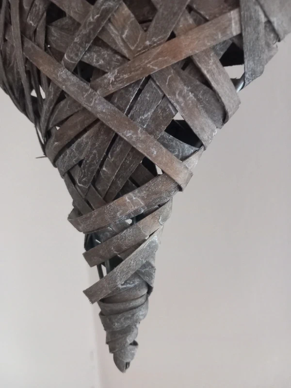 Staršie vypuklé lykové srdce po mamine 25x22x6 cm - 9