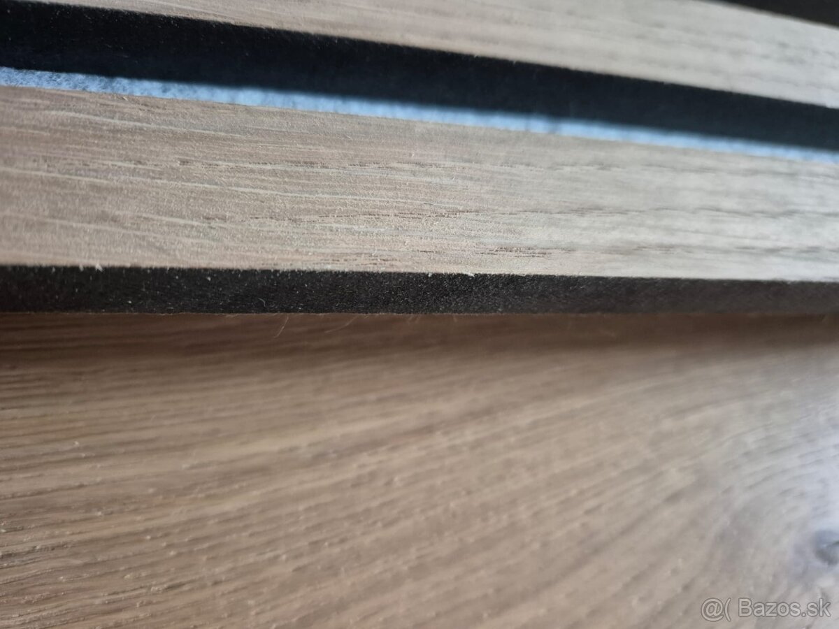 XXL 260x60x2,1cm Akustické panely- DREVO žiadna fólia - 9