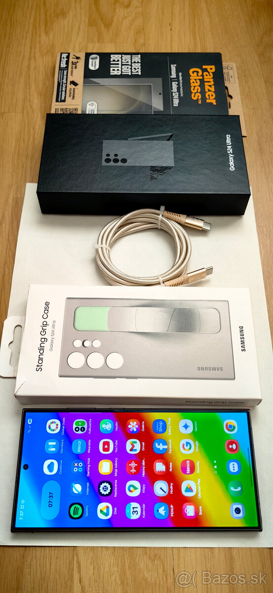 Samsung galaxy S24 Ultra,stav noveho,zaruka,12/512GB - 9