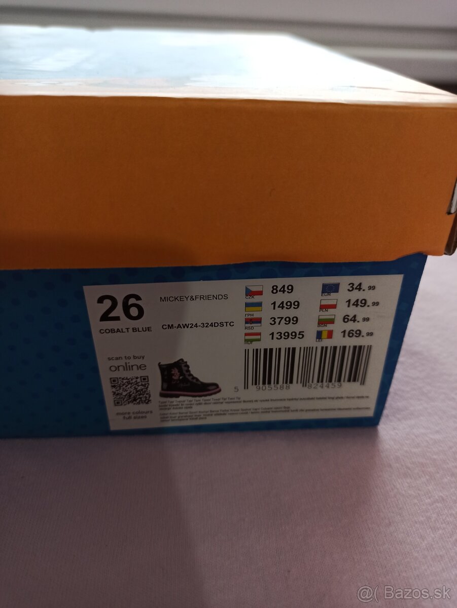 Čižmy Minnie, č. 26 - 9