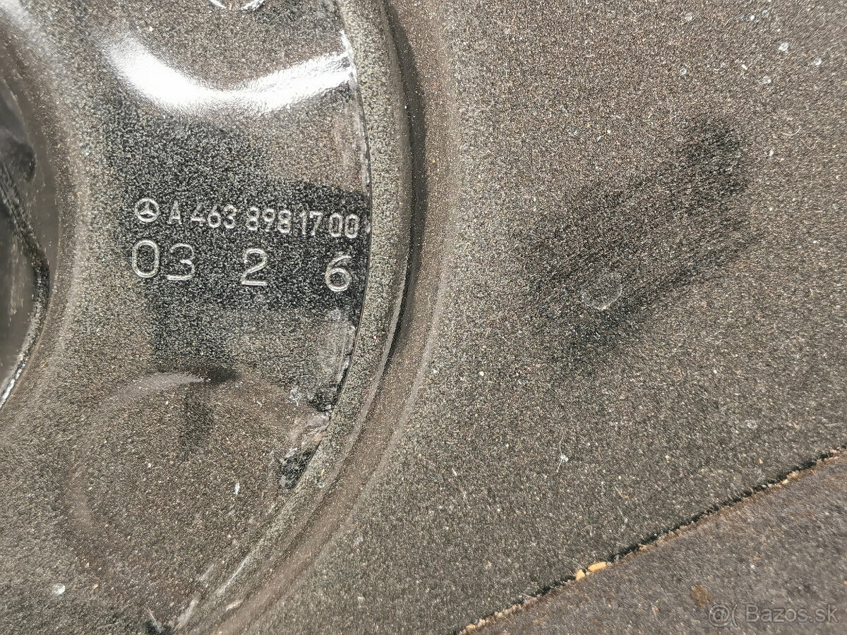 Mercedes Benz G (W463) - orig. kryty na rezervu (3 ks rôzne) - 9