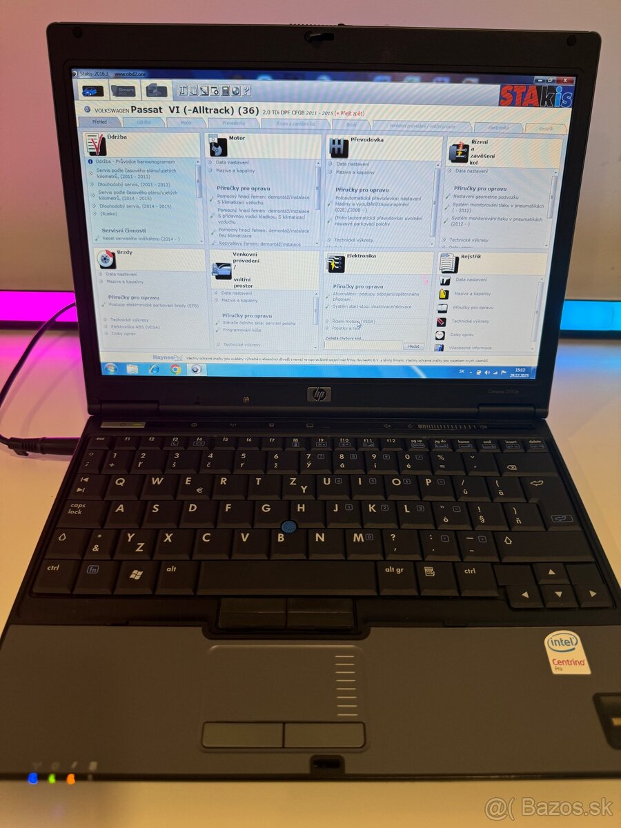 Malý šikovný notebook HP Compaq 2510p - 9