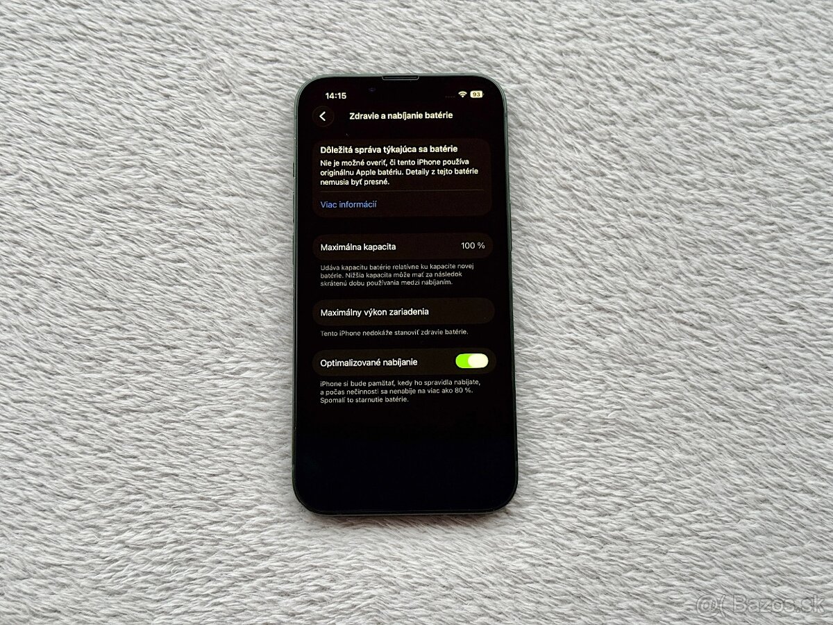 iPhone 13 128GB Zelený, NOVÁ BATERKA - 9