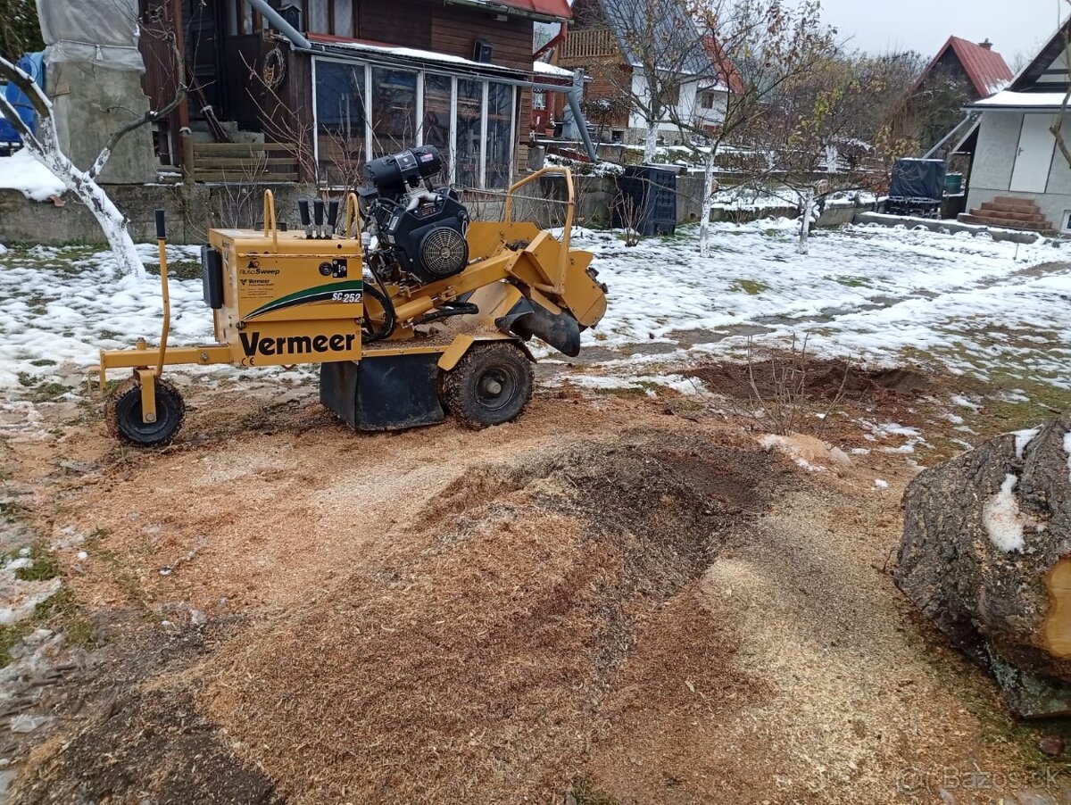 Frézovanie pňov, spiľovanie stromov - 9