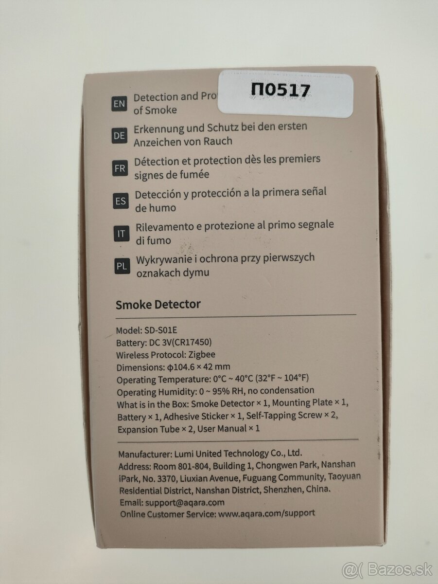 #L0290 Aqara Smoke Detector SD-S01E - 9
