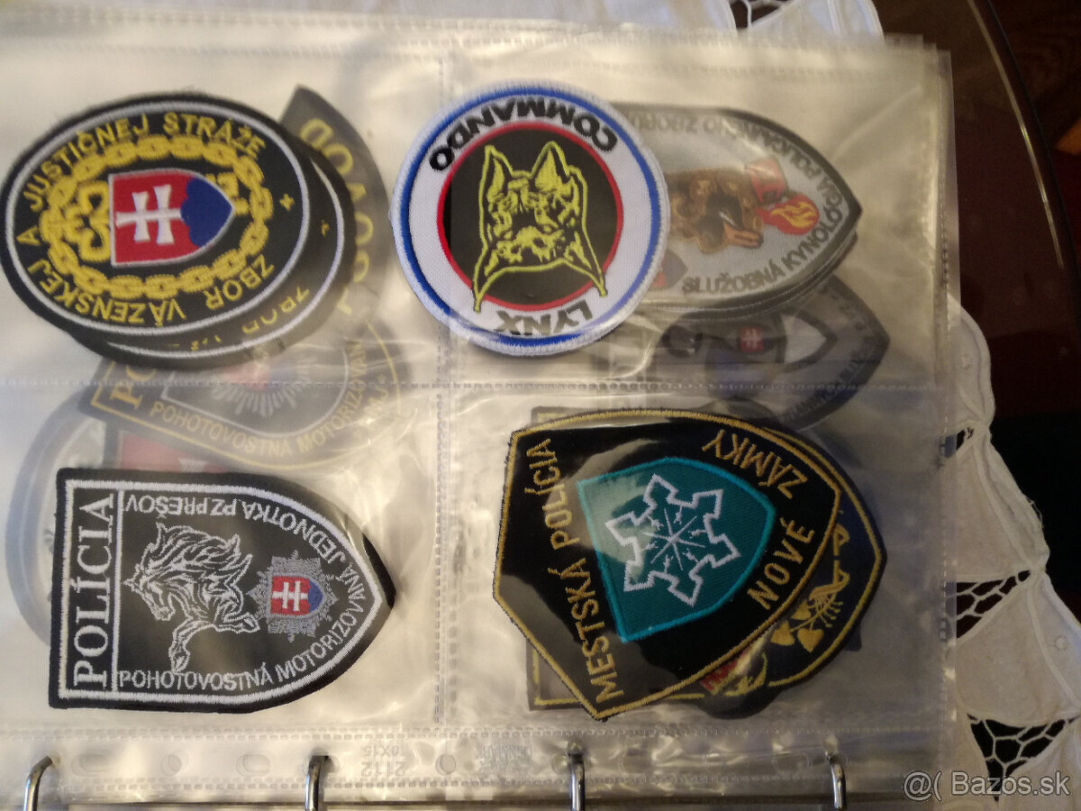 policajne našivky-vojenské a ine - 9