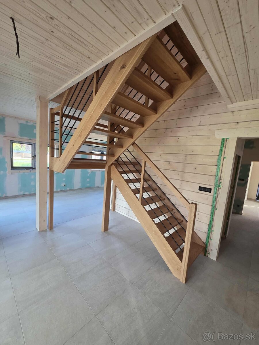 Drevené schody výroba - 9