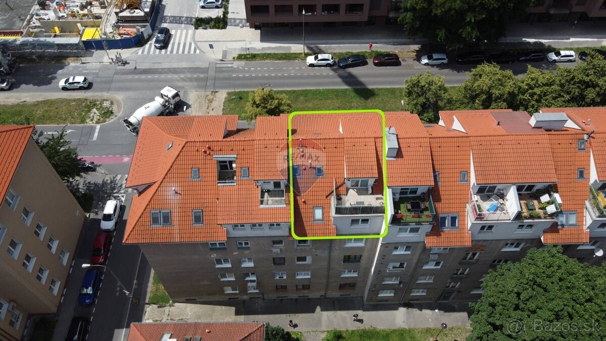 ✅ 100m2 byt s lodžiou a terasou s možnosťou prerábky na 4i - 9