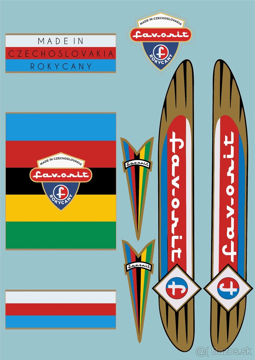 Predám nálepky Favorit a Eska - 9