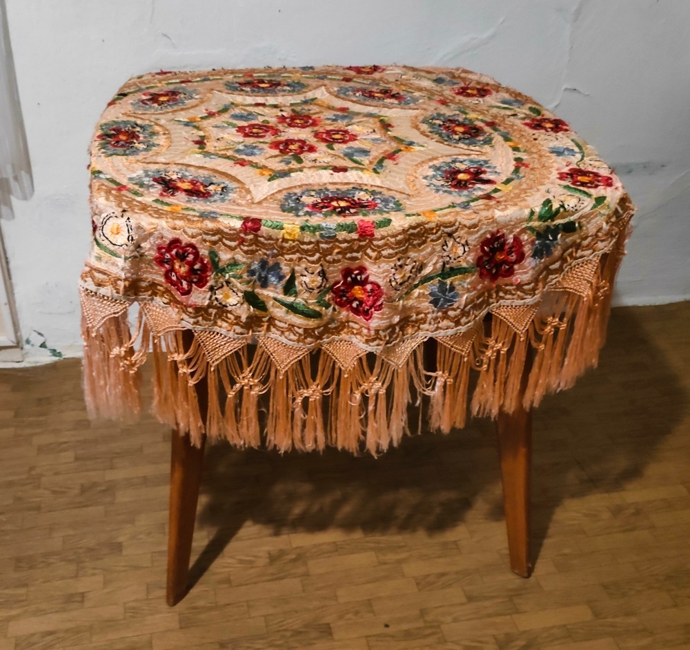 Retro set rozťahovací stôl + stoličky + darček - 9