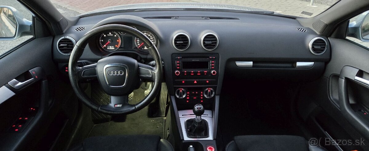 Audi A3, 1,9 tdi, 77kW, oriiginal S line, 2010, - 9