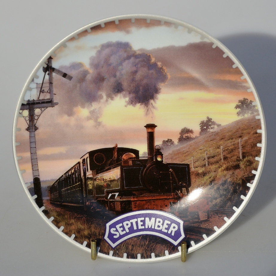 Pre milovníkov VLAKOV - Sada 12 mesiacov - 12 tanierov - 9