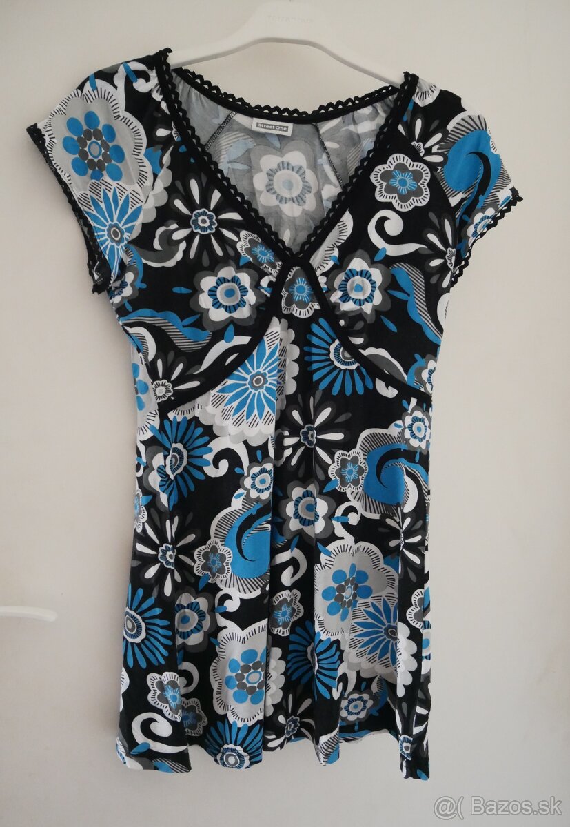 Biela volánová blúzka, 1x oblečená, iné blúzky a tričká - 9