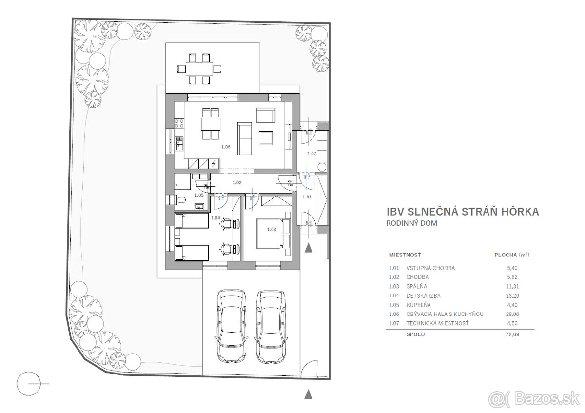 Moderný rodinný dom v novej IBV, obec Hôrka neďaleko Popradu - 9