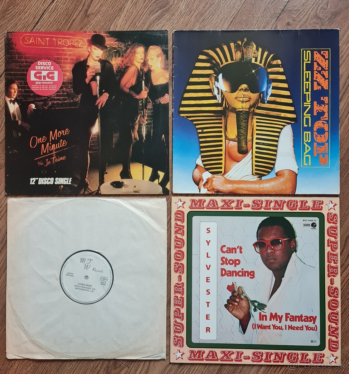 Vinyl maxi single 12" - pop, rock, disco, funk, house, rap - 9