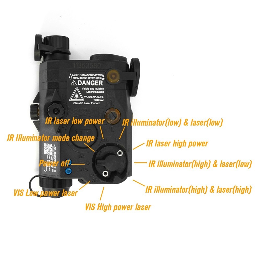 PEQ LA-5C záblesková skrinka žiarovka biele osvetlenie - 9