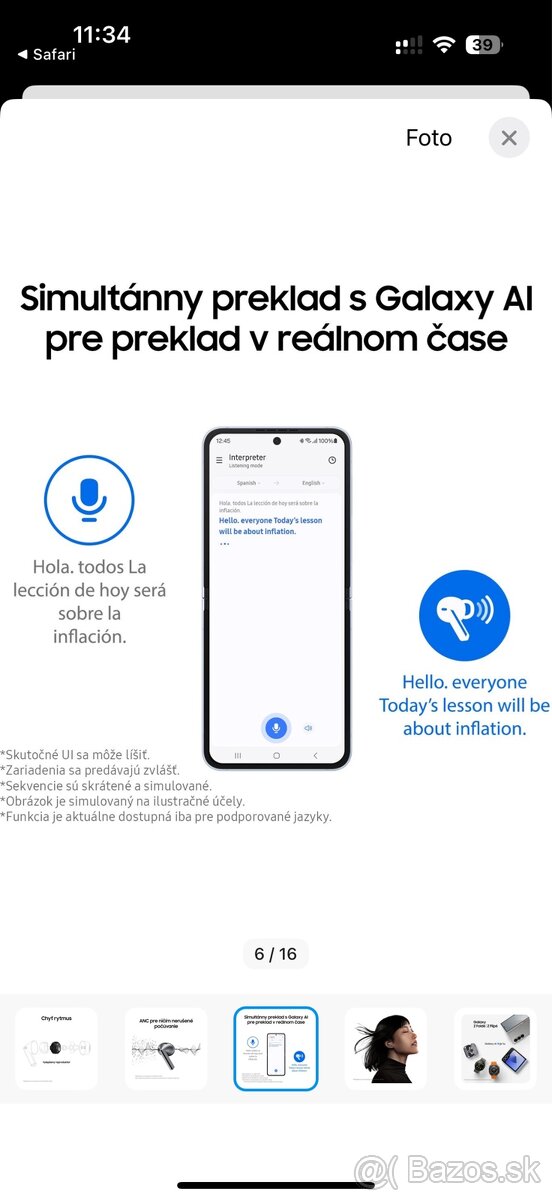 Samsung Galaxy Buds3, SM-R530NZWAEUE, Biela - 9