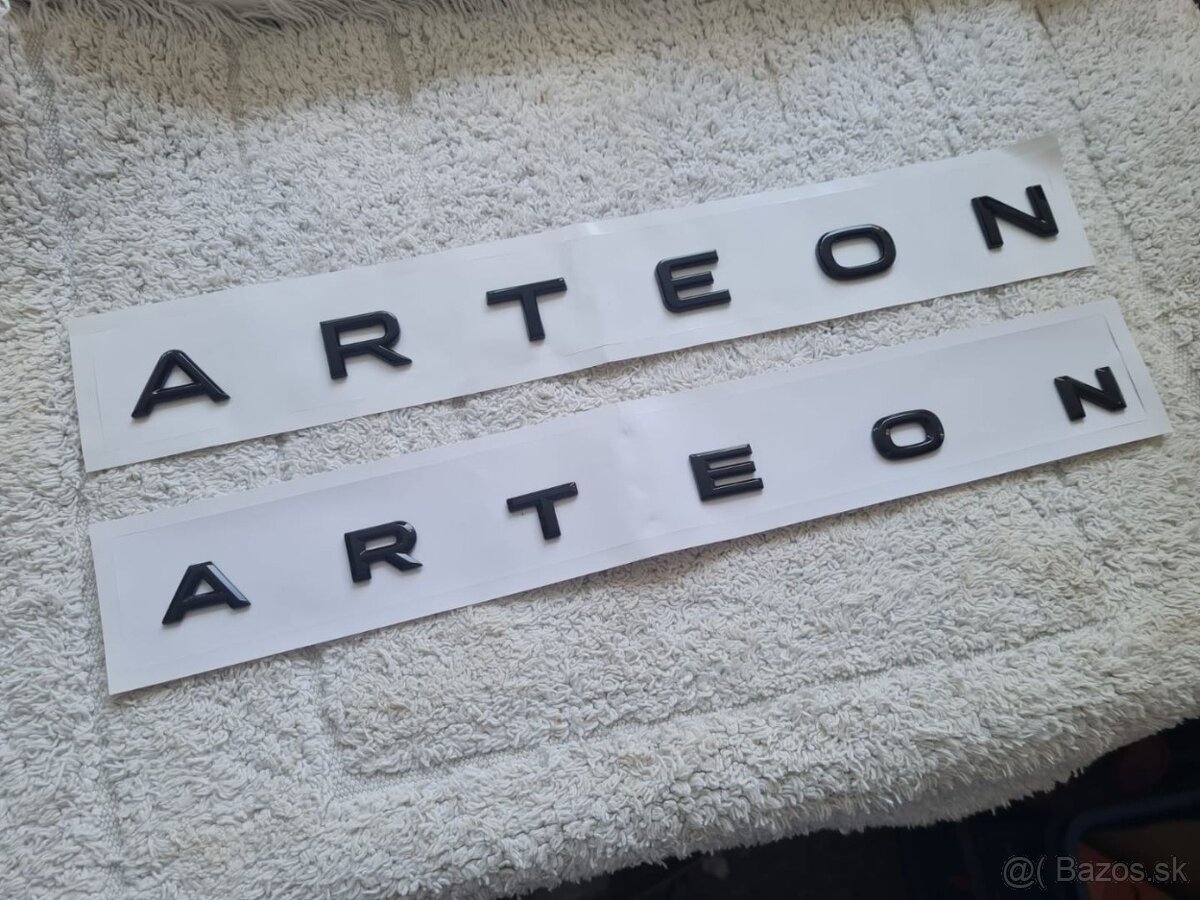 Chrómové a čierne nápisy na kufor VOLKSWAGEN - 9