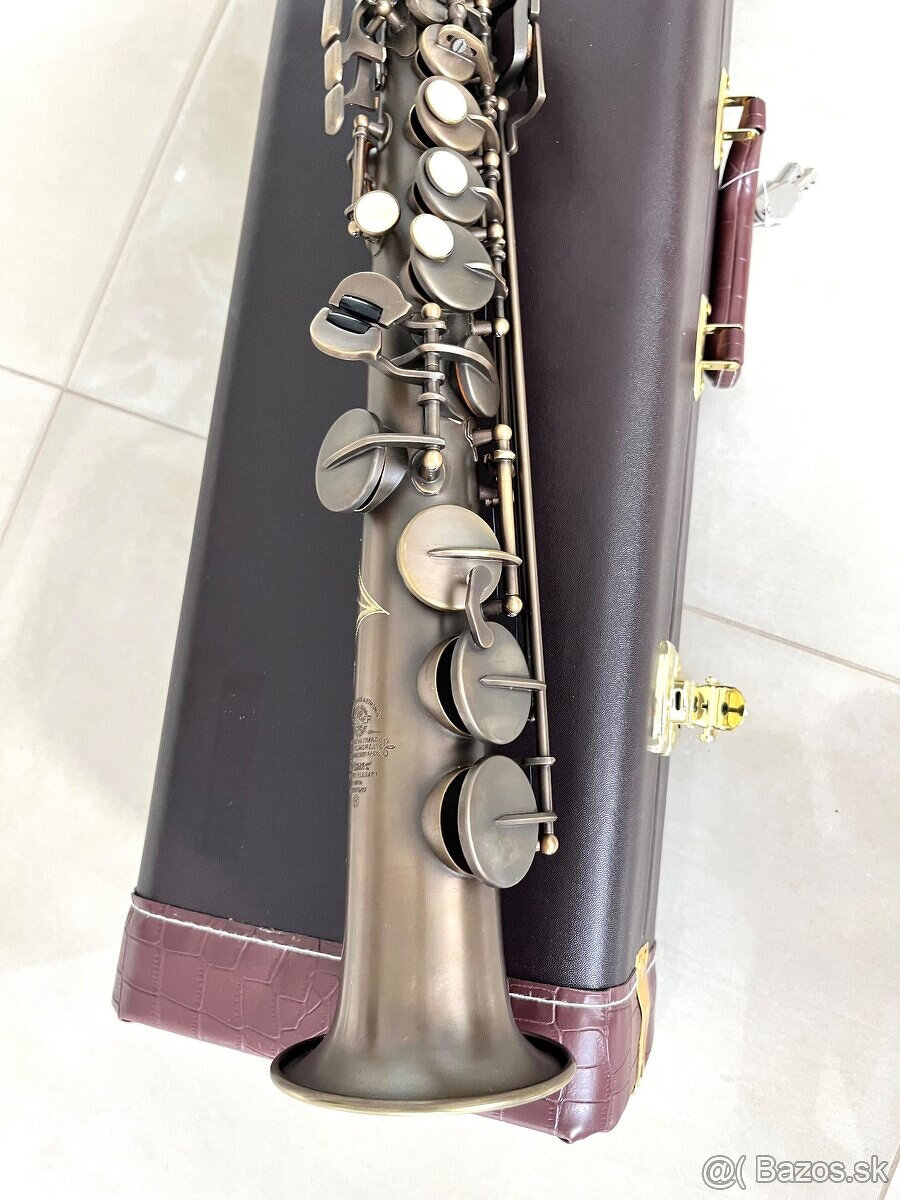 Predám nový B- SOPRÁN saxofón- kópia k modelu SELMER MARK VI - 9